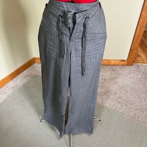 Prana Gray Dress Pants with High-Waisted Design